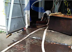 萬(wàn)年水泥廠(chang)水塔除鏽(xiù)除垢清洗(xǐ)