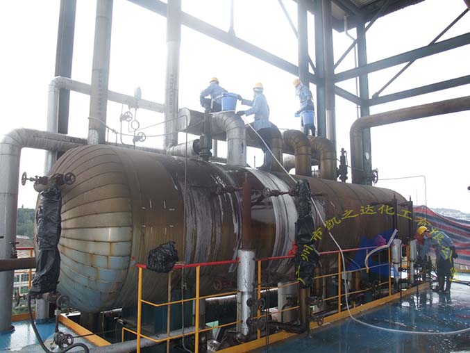 钰(yu)湖電廠鍋爐外(wài)表清洗
